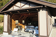 The garage
