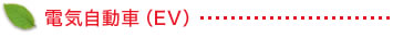 電気自動車(EV)