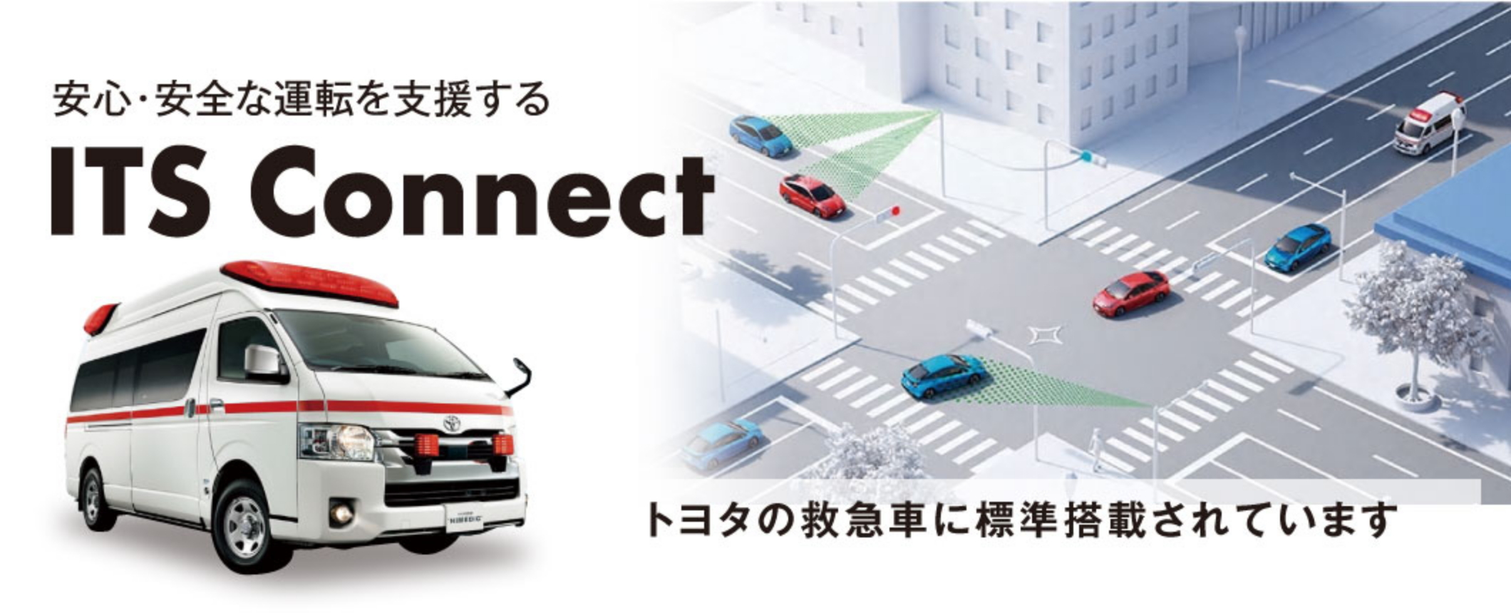 安心・安全な運転を支援するITS Connect 標準装備となりました！