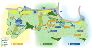 地図:シデコブシの谷の場所