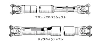 ランドクルーザー用プロペラシャフト