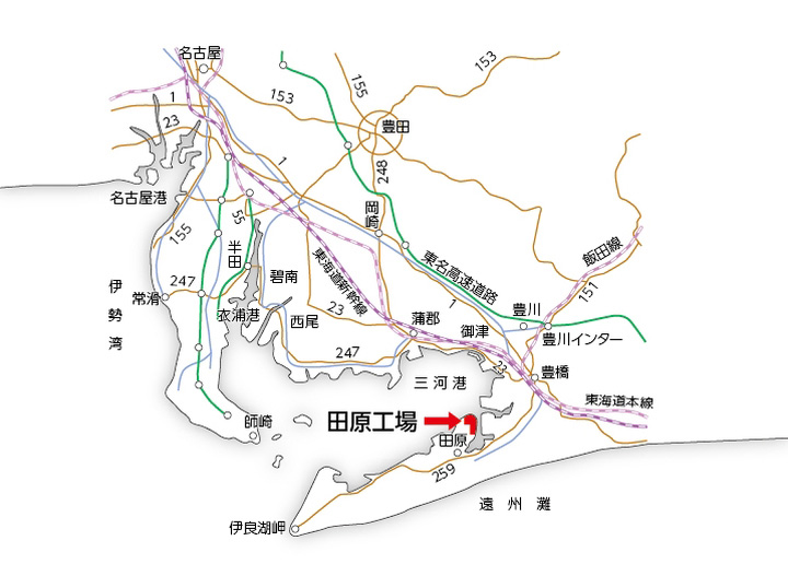 トヨタ企業サイト トヨタ自動車75年史 第2部 第2章 第5節 第2項 田原工場の建設