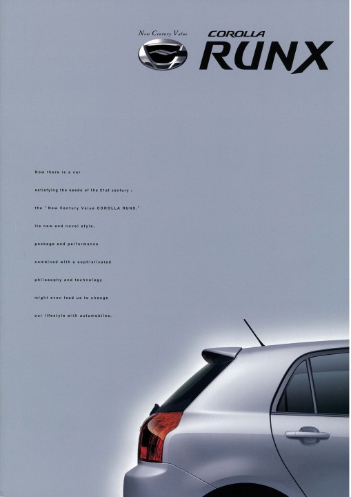 60004276 Corolla Runx 1st