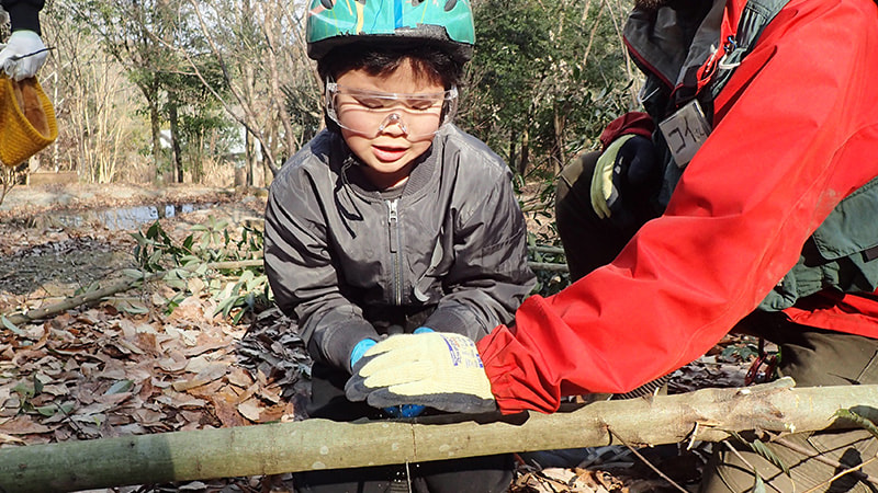 なりきり！きこり体験