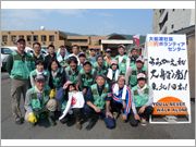 大船渡ボランティアセンターにて