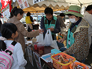 すみた産業まつり　地元出展ブースのお手伝い