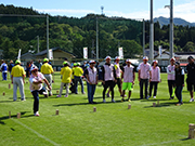 希望郷いわて国体デモンストレーション競技「クッブ」参加 (住田町)【10月】