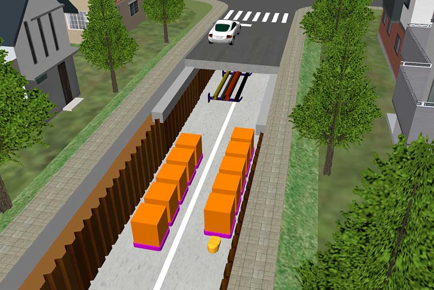 次世代道路構想「ダイバーストリート™」イメージ図