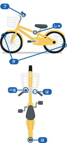 トヨタ こども こうつうあんぜん 自転車に乗る前にはこれ