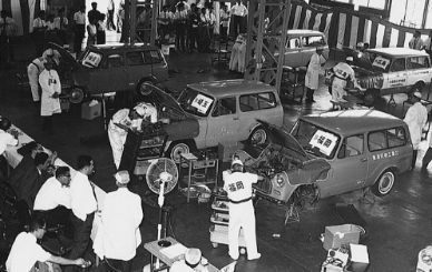 【1966年 整備技能コンクール風景】 