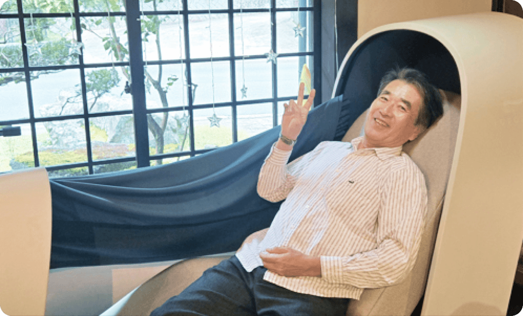 TOTONEを使用している様子